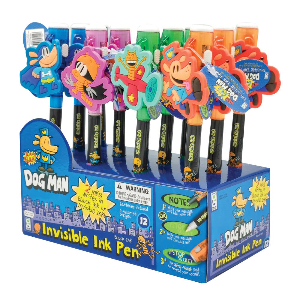 DOG MAN INVISIBLE INK PEN