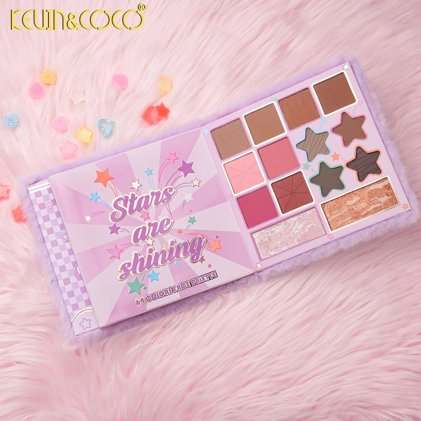Eyes-Plush Star 64 Colors Eyeshadow Palette