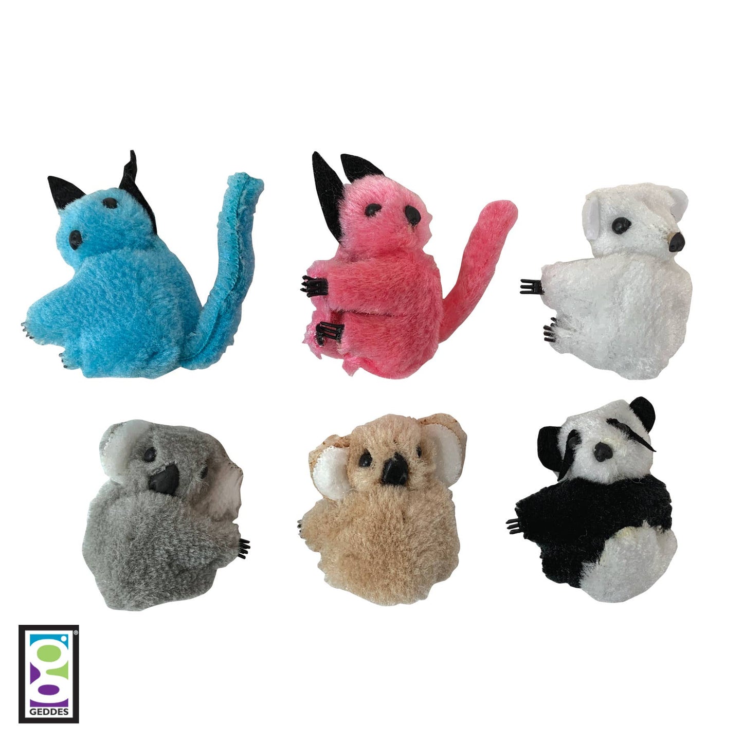 CLIP-ON CRITTER PLUSH ANIMAL CLIP TOY