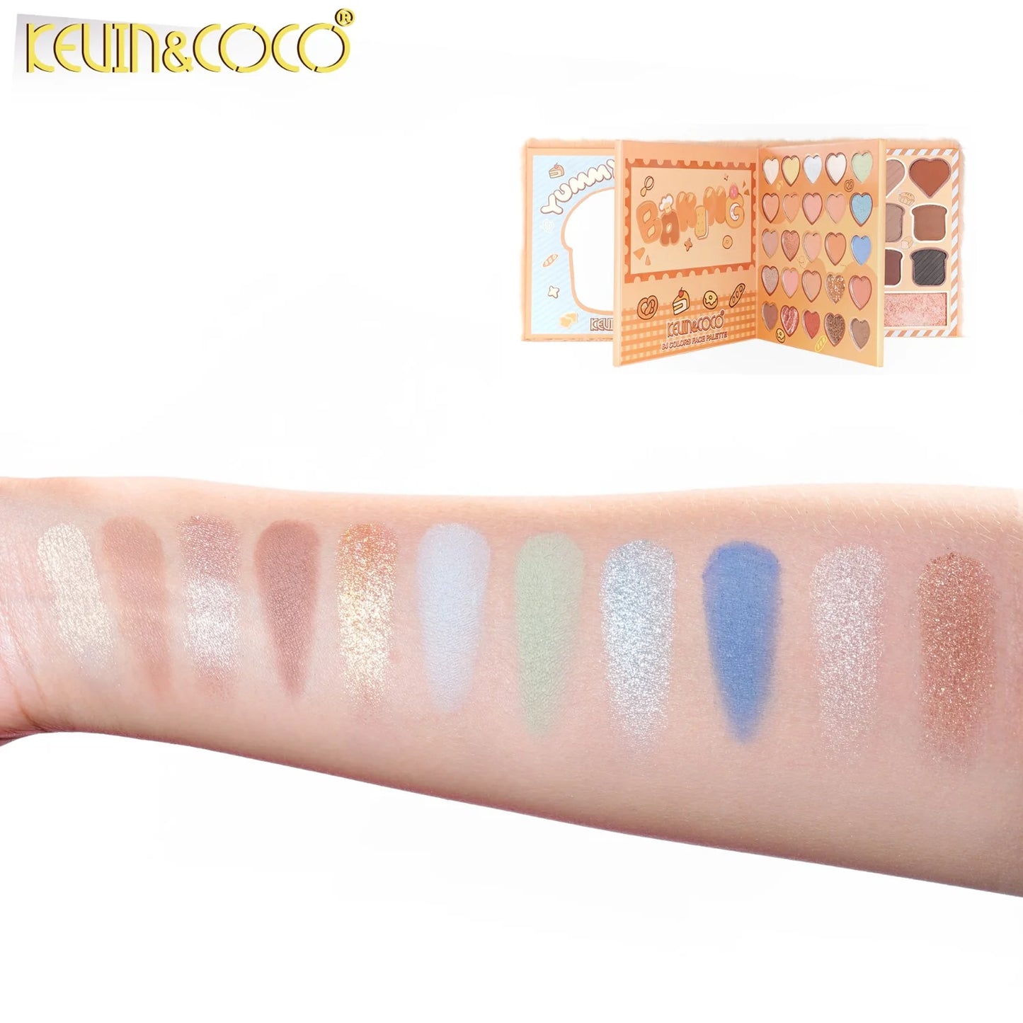 Eyes-Plush Bread 64 Colors Eyeshadow Palette