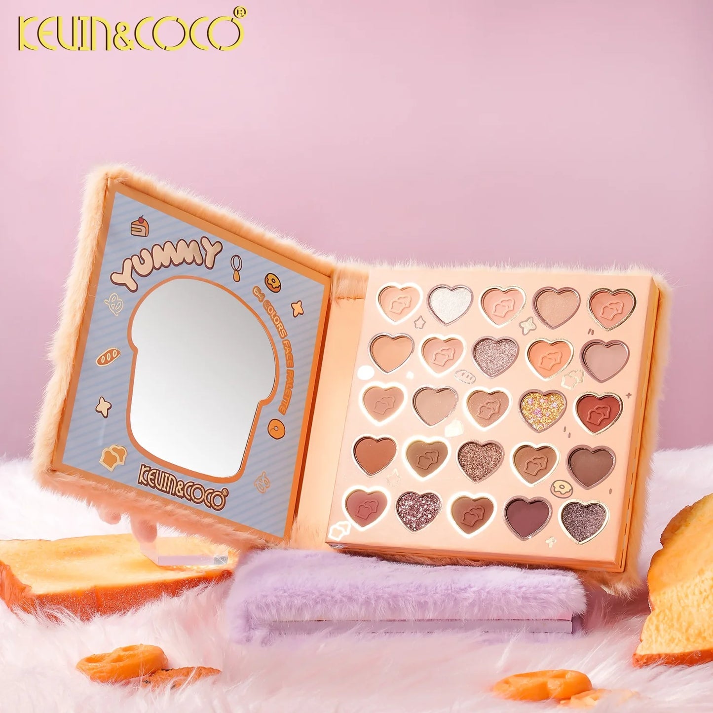 Eyes-Plush Bread 64 Colors Eyeshadow Palette